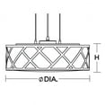 thumbnail image 5 of AFX Haven 13-inch Satin Nickel LED Pendant with White Acrylic, 5 of 5