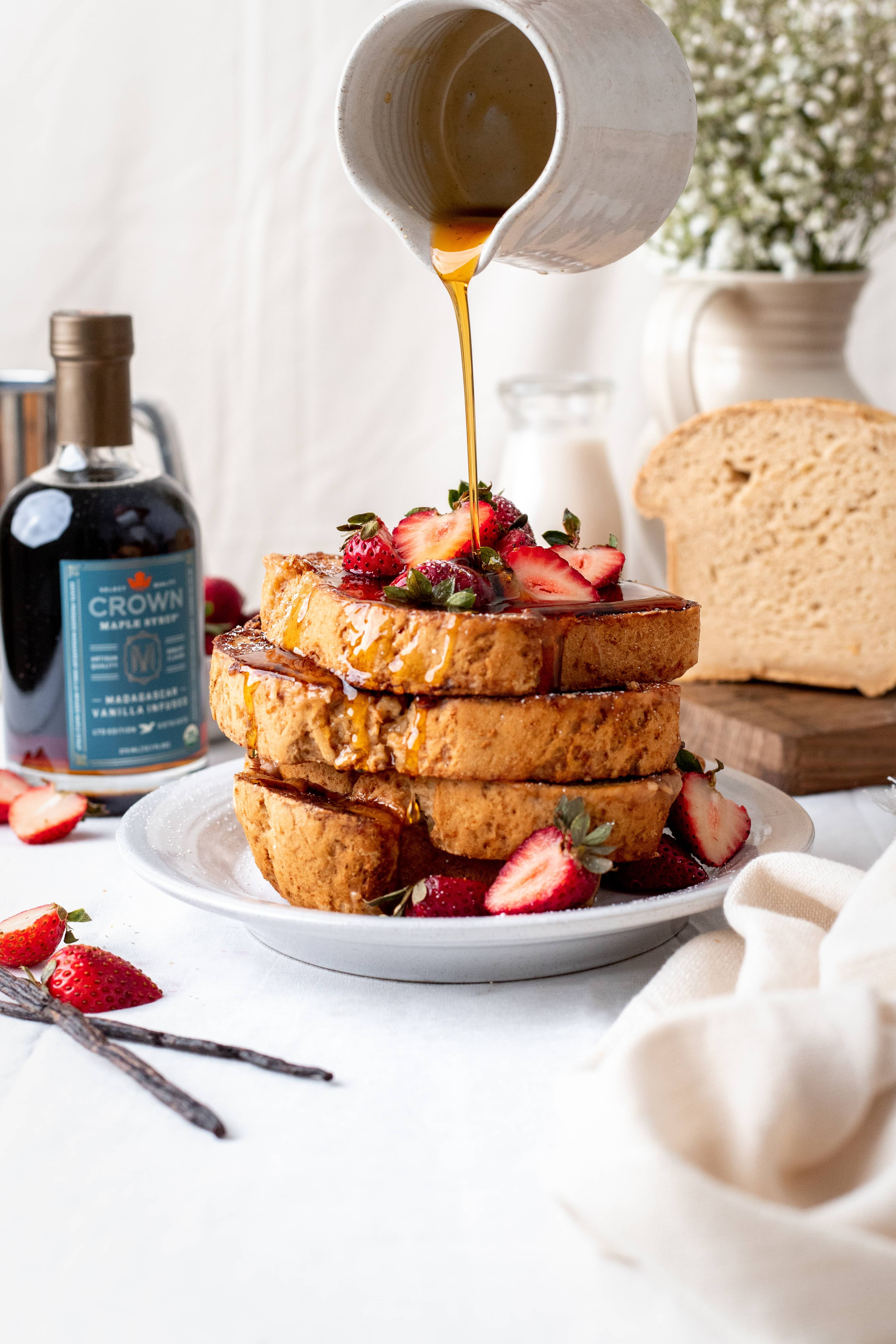 Crown Maple Vanilla Infused Organic Syrup, 250ML (8.5 Fl Oz); Gluten-Free, Non-GMO, Allergen-Free