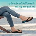 thumbnail image 4 of Summer Flip Flops Non-Slip Lightweight Rubber Sandals Vacation Beach Essentials Ethereal Moonlit Night Background, 4 of 8