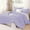 Lavender, variant on Lavender Purple Comforters Queen Size, 3 Pieces Lightweight Solid Bedding Comforter Set, All Season Fluffy Bed Set (90x90In Comforter & 2 Pillowcases)