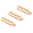 thumbnail image 1 of Kit de Cubierta de Pastilla de Bobina Simple de 3 Piezas 48/50/52 Mm para Guitarra Eléctrica Amarillo claro Sunnimix Tapa de recogida de guitarra, 1 of 8