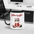 thumbnail image 4 of Hello Winter Ragdoll Football Snowman Welcome Snowy Morning 11oz Accent Two-tone Mug Cat Lover Kitten Owner Gifts Idea Coffee Tea Cup - 01012, 4 of 5