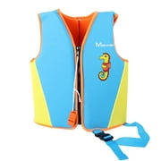 Gilet de sauvetage pour enfants gilet de sauvetage pour enfants garçons Grils gilet de bain à glissière pour Sports nautiques surf natation