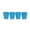 Turquoise, variant on Mintra Home Unbreakable Cups - 230 ML 4 Pack