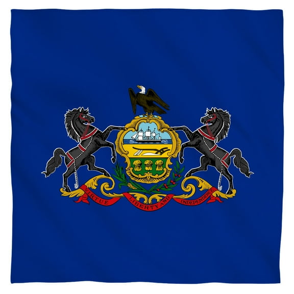 - Pennsylvania Flag - Bandana - 22" x 22"