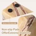 thumbnail image 4 of Koville Mexican Natural Marble Bookends for Shelves, Decorative Book Ends, 7lbs Heavy-Duty Marble Book Holders, Bookshelf Apartment Decor for Normal Books/CD/Video Games(Mexico Onyx), 4 of 7