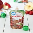 thumbnail image 3 of (4 pack) Great Value Strawberry Applesauce, 3.2 oz, 12 Count, 3 of 11