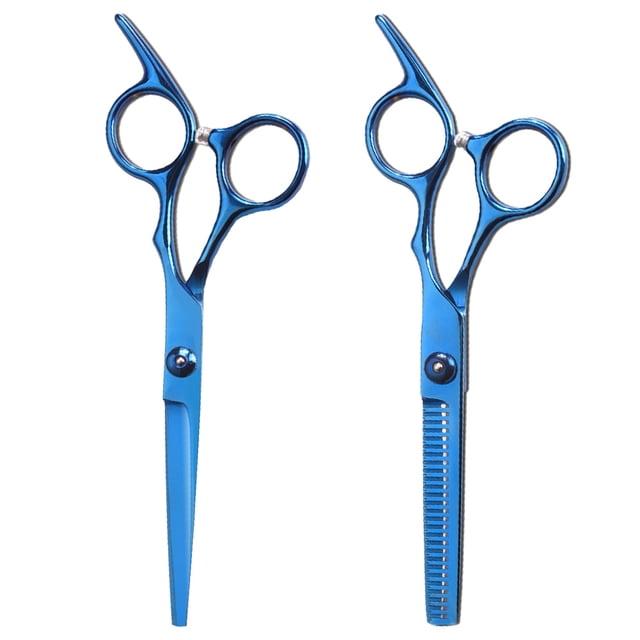 Ensemble de Ciseaux de Coupe pour Cheveux, Ciseaux Amincissants/texturisants pour Coiffure, Ciseaux pour Cheveux de Salon