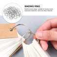 thumbnail image 4 of Shisuyan Rings For Paper Binding Iron Silver 100Pcs Diy Crafts School Supplies, 4 of 8