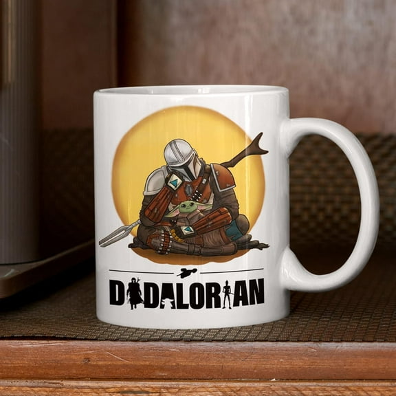 The Dadalorian Mug, BabyYoda The Child, Father's Day Gift, The Daddylorian, Father's Gift, Mugs for Dad, 11oz Coffee Mug