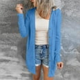 thumbnail image 5 of Womens Open Front Lightweight Long Cardigan Button Down Loose Solid Outerwear Womens Cardigan Petite Fuzzy Sweater Cardigan Women V Neck Cotton Cardigan Womens Cardigans Fall And Striped Sweater, 5 of 8