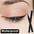 thumbnail image 3 of Lápiz Delineador de ojos líquido mate, ultrafino, resistente al agua, duradero, no florece, fácil de colorear, negro, herramienta de maquillaje （C01, 3 of 5