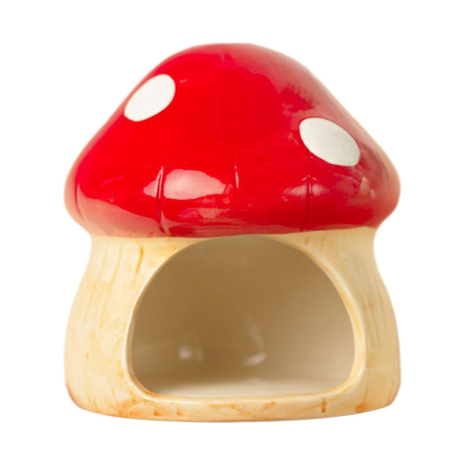 Ceramic Hamster House Hamster Hideout Cute Food Feeding Bowl Shaped for Ferret Dwarf Hamster Small Animals Hedgehog Hamster House L