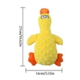 thumbnail image 5 of Upgraded Goose Indestructible Dog Toys,Aggressive Chewers Small Medium Large Breed, Crinkle Squeaky Plush Dog Puppy Chew Toys for Teething, Duck Puppy Toys, 5 of 6