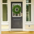thumbnail image 4 of Unique Bargains Front Door Artificial Wreaths Year Round Wreath Hanging Garland Green, 4 of 7