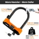 thumbnail image 4 of Candado para bicicleta NDakter U-Lock de 18 mm con cable de 1,5 m, 4 of 7