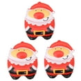 thumbnail image 4 of FRCOLOR  Set of 3 Inflatable Santa Claus Xmas Outdoor Christmas Decorations Ornaments Tree Red, 4 of 8