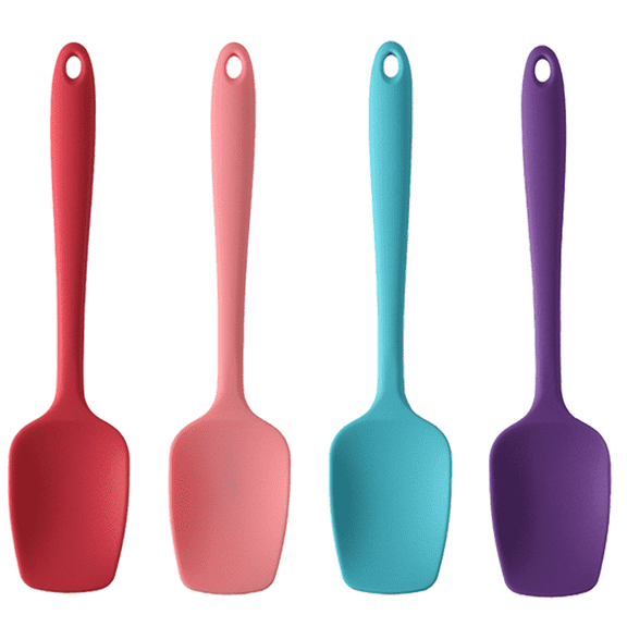 Mainstays Silicone and Faux Bamboo Spoonula, Light Gray