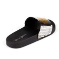 thumbnail image 4 of Nature Breeze Fluf-13 Sequin Fabric Slide Sandal in Bronze, 4 of 4