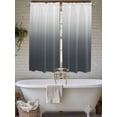 thumbnail image 7 of Bedroom Curtains 63 Inches length, Grey Ombre Window Treatment Curtain Drapes, Gray White Gradient Modern Abstract Art Rod Pocket Curtain Panels for Living Room Kitchen, 42"x63", 2 Panels, 7 of 7