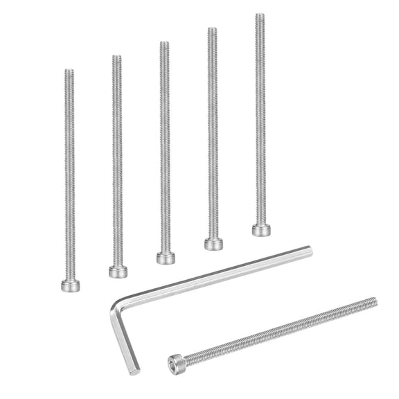 20Pcs Socket Head Cap Screws, M3x60mm 304 Stainless Steel Bolt with Hex Wrench