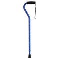 thumbnail image 2 of Aluminum Adjustable Offset Cane, Blue Wave, 30" - 39" Height Adjustment, 2 of 2