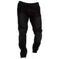 thumbnail image 2 of JuicyTrendz Men’s Motorbike Jeans – Motorcycle Riding Pants with Armor and Protective Lining for Safety Black W38 x L34, 2 of 8