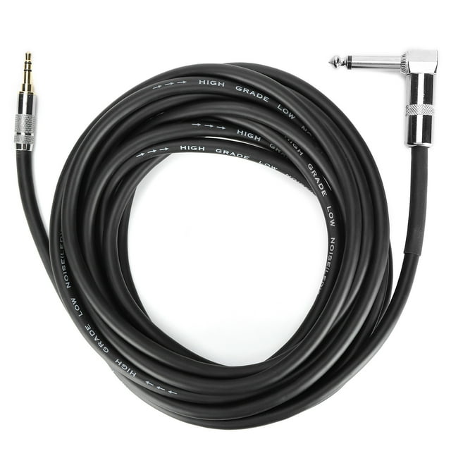 Cable de audio estéreo JORINDO de 6,35 mm macho a 3,5 mm macho para guitarra, piano, amplificador y teléfonos móviles (JD6091, 5 m/16,4 pies)