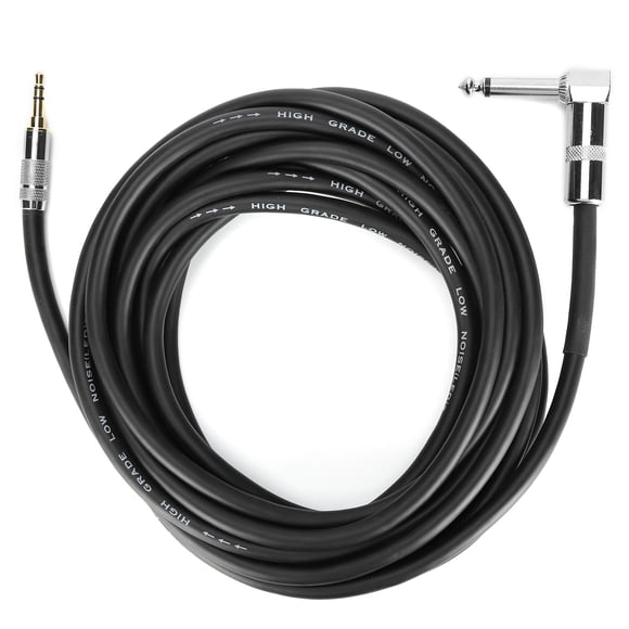 Cable de audio estéreo JORINDO de 6,35 mm macho a 3,5 mm macho para guitarra, piano, amplificador y teléfonos móviles (JD6091, 5 m/16,4 pies)