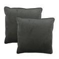 thumbnail image 4 of Sherry Kline  Richmond Velvet 20-inch Throw Pillow (set of 2) Silver Grey, 4 of 5