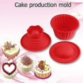 thumbnail image 3 of Moule à Cupcake Géant, 3 Pcs - Rouge, 3 of 4