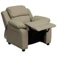 thumbnail image 5 of Bowery Hill Kids Recliner in Beige with Storage Arms, 5 of 5