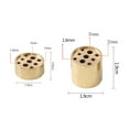 thumbnail image 5 of opvise Decorative Mini Incense Holder Copper Heat-resistant Incense Base with 9 Holes Creative Sandalwood Incense Burner S, 5 of 7
