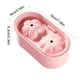 thumbnail image 3 of Molde de silicona para cubitos de hielo con tapa para cócteles de whisky | Cubitera con forma de flor de cerezo | Molde de silicona de grado alimenticio para refrigerador de cocina, 3 of 6