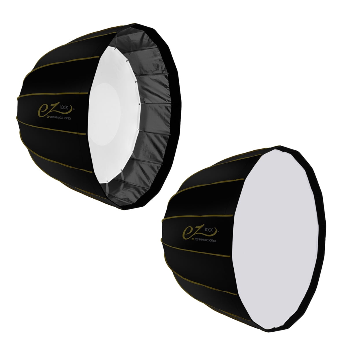 Glow Inner and Outer Diffusion Fabrics for EZ Lock 28.0 Deep Parabolic Quick Softbox