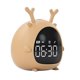 thumbnail image 1 of Reloj despertador para niños, reloj despertador para dormitorio de niños y niñas, bonito reloj despertador para habitación de niños, color marrón, 1 of 5
