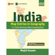 India Map Entries in Geography for Civil Services Main Examination 2019, (Paperback)