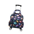 thumbnail image 3 of freneci Duffle with Wheels Clothing Waterproof with 2 Wheel Rolling Luggage Oxford Cloth Elephant, 3 of 8