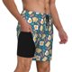 thumbnail image 2 of Fotbe Eggs Toast Bacon And Arugula Traje de Baño para Hombre – Shorts de Natación de Secado Rápido con Forro y Bolsillos-Small, 2 of 6