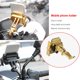 thumbnail image 3 of Sonducket Soporte para teléfono con soporte para manillar de motocicleta, soporte para trípode, estilo Simple, rotación de 360 ​​°, Ciclismo Asiento de espejo - Dorado, 3 of 6