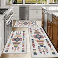 thumbnail image 6 of Kitchen Rugs Sets of 3 Non Slip Washable Kitchen Mats for Floor, Waterproof Kitchen Runner Rug, Floor Mat Carpet for Entryway, Laundry, Sink, Hallway, Bathroom, 6 of 12