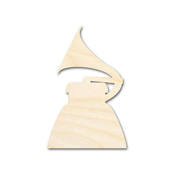 Unfinished Wood Music Award Shape 5" / 1/2"