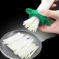 thumbnail image 4 of Tnobhg Scallion Slicer 12 Stainless Steel Sharp Blade Small Scallion Cutter Shallot Green Onion Shredder Shallot Cutter Kitchen Gadgets, 4 of 8