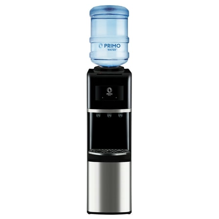 Primo Water® Top Loading Pro 3 Temp Water Dispenser, Black & Stainless Steel