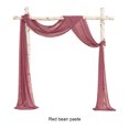 thumbnail image 2 of Youkk Polyester Transform Venue With Wedding Valance For Grand Entrance Elegant Display Wedding Arch Drape hawksbill turtle red 1Set, 2 of 6