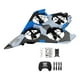 thumbnail image 4 of Avión de control remoto, juguete volador para exteriores, helicóptero de portátil con de 360 degree, ideal para niños, principiantes y adultos. Azul con 1 batería, 4 of 7
