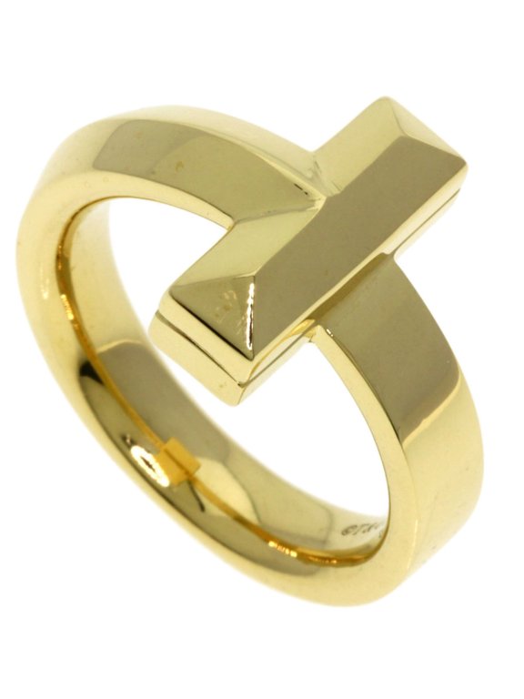 Pre-Owned Tiffany & Co. T One Ring, 18K Yellow Gold, Women's Ring