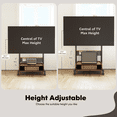 thumbnail image 2 of FITUEYES Sturdy Rolling Floor TV Stand Mount for 40-85 Inch,Height Adjustable, 2 of 8