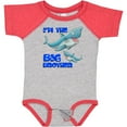thumbnail image 3 of Inktastic I'm the Big Brother Shark Boys Baby Bodysuit, 3 of 5