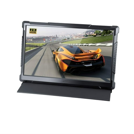 G-STORY 17.3 Inch HDR 120Hz 1ms QHD 1440P Eye-Care Portable Gaming Monitor, TN Panel, with FreeSync, Type-C, HDMI Cable, Built-in Speaker, Remote, UL Certificated AC (Best 1440p 120hz Gaming Monitor)